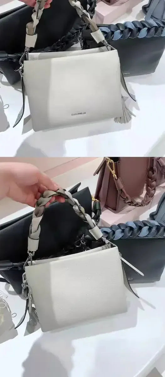 KissICON Small Handbag – Elegant Shoulder Woven