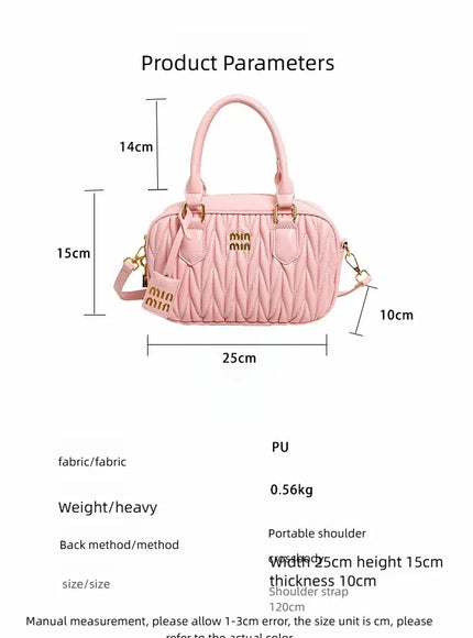 KissICON Small Square Multi-way Shoulder Crossbody – Daily Use Hand