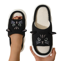 KissICON Smile PoP Cute Women Slippers Indoor Fuzzy Women