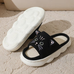 KissICON Smile PoP Cute Women Slippers Indoor Fuzzy Women