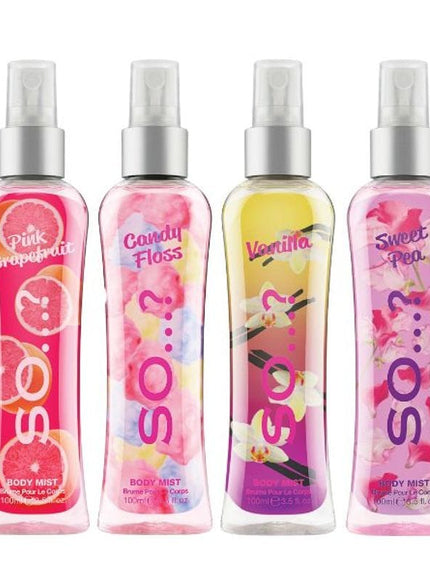 KissICON So 4x100ml Multipack Body Mist Bundle
