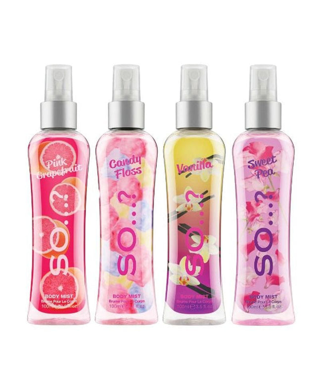 KissICON So 4x100ml Multipack Body Mist Bundle