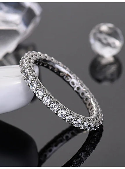 KissICON So-bling S925 Sterling Silver Ring – Zirconia Shine