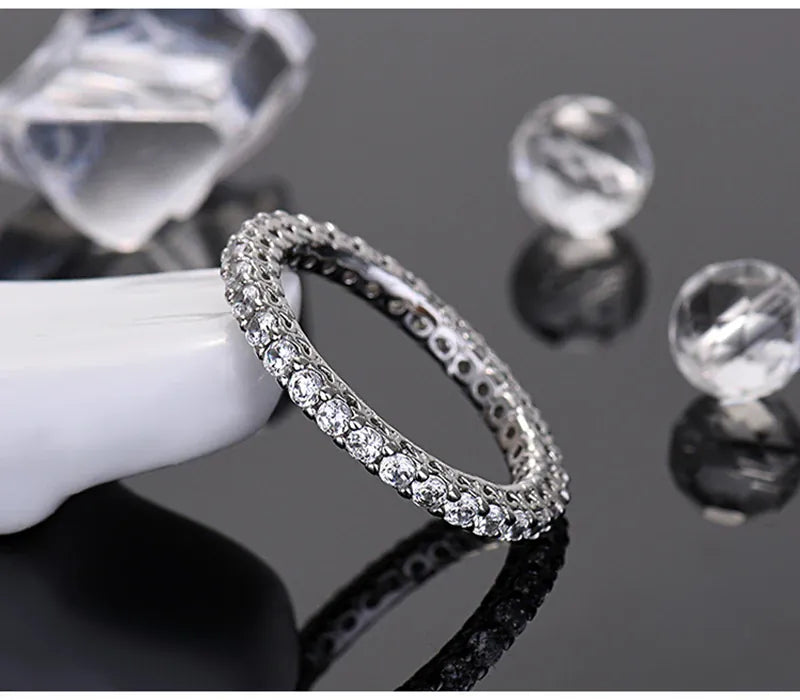 KissICON So-bling S925 Sterling Silver Ring – Zirconia Shine