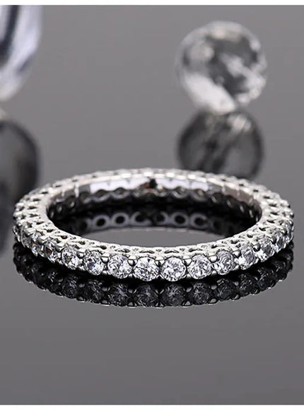 KissICON So-bling S925 Sterling Silver Ring – Zirconia Shine