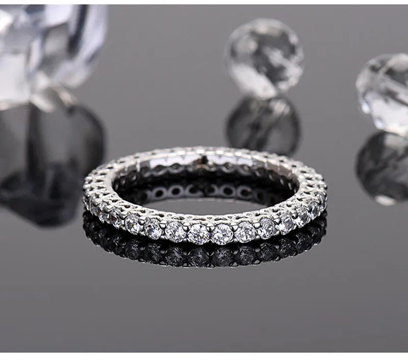 KissICON So-bling S925 Sterling Silver Ring – Zirconia Shine