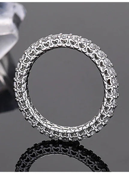KissICON So-bling S925 Sterling Silver Ring – Zirconia Shine