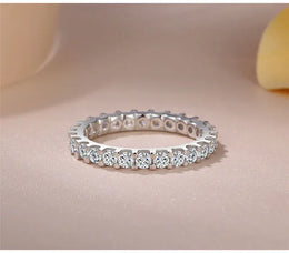 KissICON So-bling S925 Sterling Silver Ring – Zirconia Shine