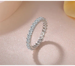 KissICON So-bling S925 Sterling Silver Ring – Zirconia Shine