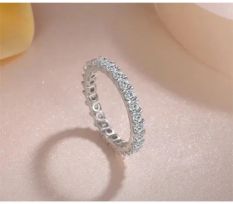 KissICON So-bling S925 Sterling Silver Ring – Zirconia Shine