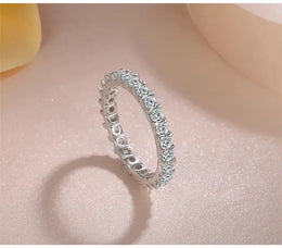 KissICON So-bling S925 Sterling Silver Ring – Zirconia Shine