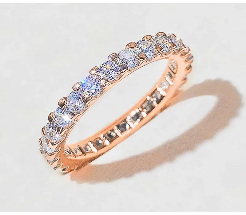 KissICON So-bling S925 Sterling Silver Ring – Zirconia Shine
