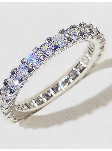 KissICON So-bling S925 Sterling Silver Ring – Zirconia Shine