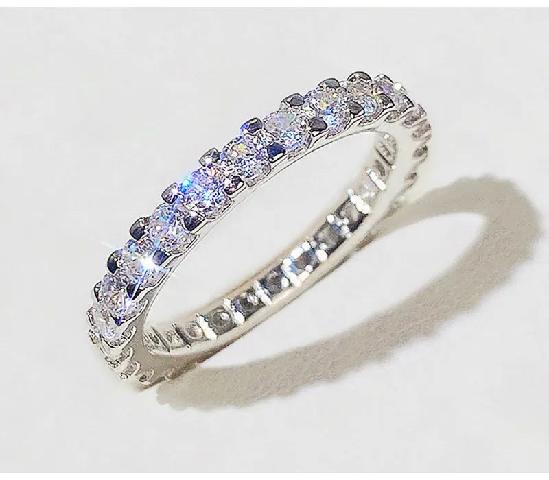 KissICON So-bling S925 Sterling Silver Ring – Zirconia Shine