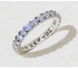 KissICON So-bling S925 Sterling Silver Ring – Zirconia Shine