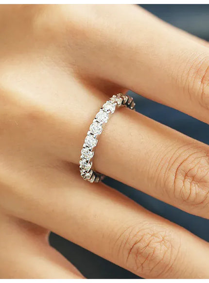 KissICON So-bling S925 Sterling Silver Ring – Zirconia Shine