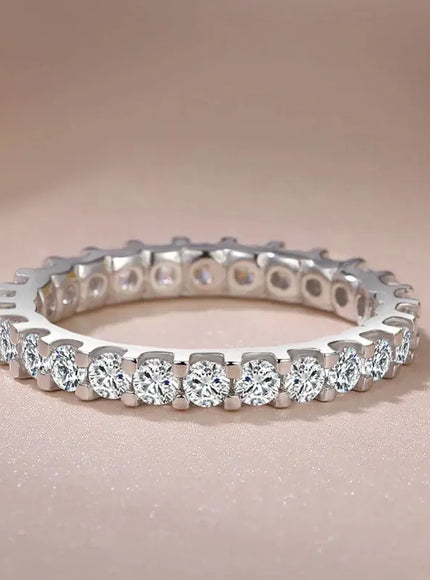 KissICON So-bling S925 Sterling Silver Ring – Zirconia Shine