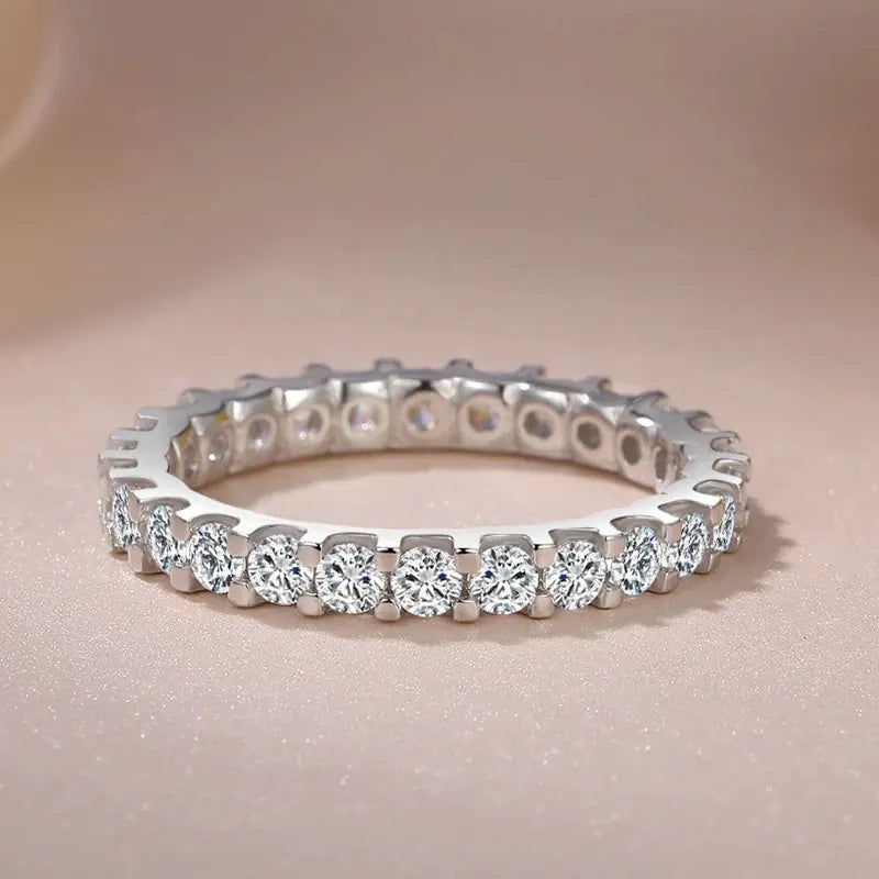 KissICON So-bling S925 Sterling Silver Ring – Zirconia Shine
