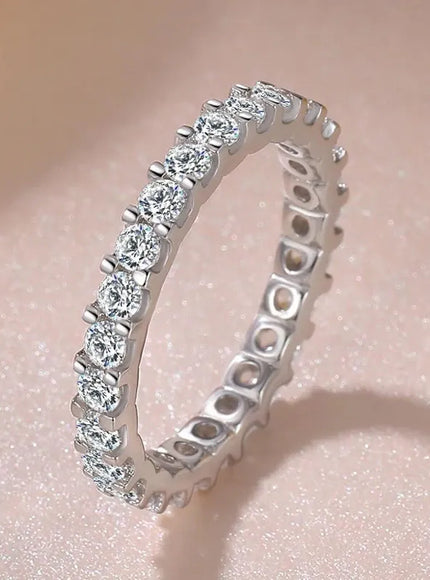KissICON So-bling S925 Sterling Silver Ring – Zirconia Shine