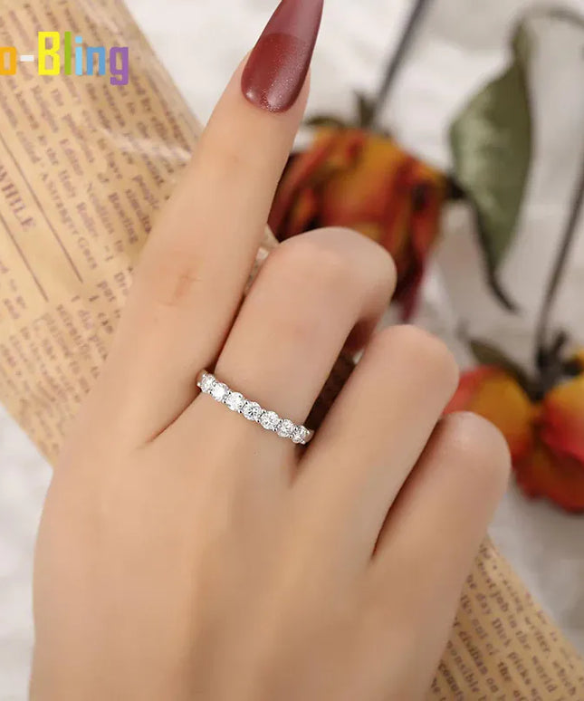 KissICON So-bling S925 Sterling Silver Ring – Zirconia Shine