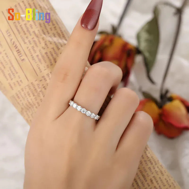 KissICON So-bling S925 Sterling Silver Ring – Zirconia Shine