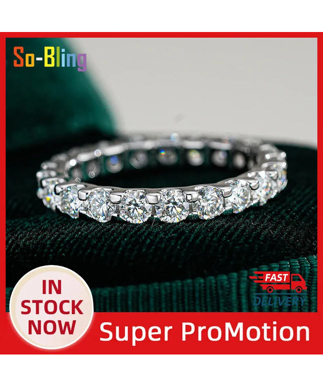 KissICON So-bling S925 Sterling Silver Ring – Zirconia Shine
