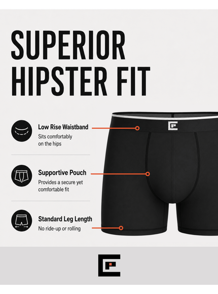 KissICON Soft Bamboo Boxers 6Pack Mens Breathable MoistureWicking Comfort