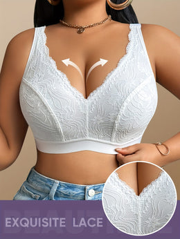 KissICON Soft Full Coverage Curve Lace Pushup Bra