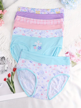 KissICON Soft Stretchy Printed Highwaisted Panty – 6pack
