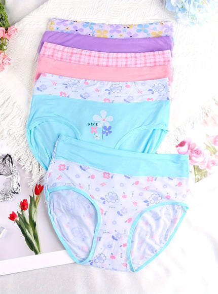 KissICON Soft Stretchy Printed Highwaisted Panty – 6pack