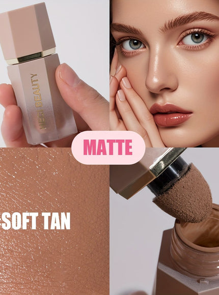 jkthpu-45 soft tan KissIcon Matte Contour Cream - Full Coverage Concealer