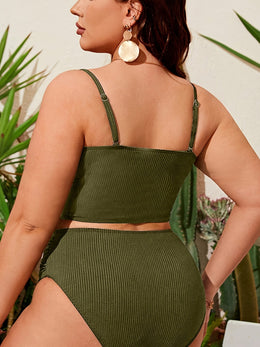 KissICON Solid Color Bikini