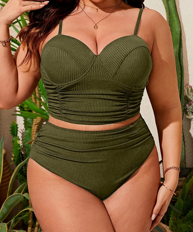 KissICON Solid Color Bikini