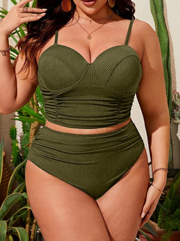 KissICON Solid Color Bikini