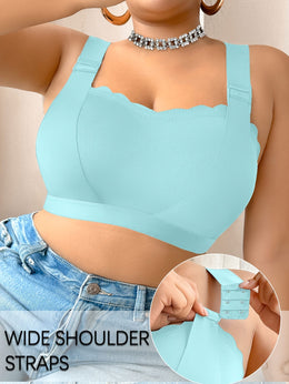 KissICON Solid Color Curve Women's Bra – Strap Open Buckle