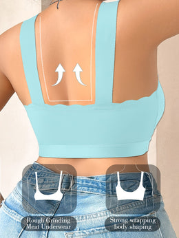 KissICON Solid Color Curve Women's Bra – Strap Open Buckle