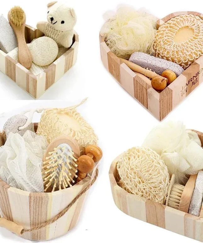 KissICON Spa Heart Shape Bathing Kit - Eco Friendly