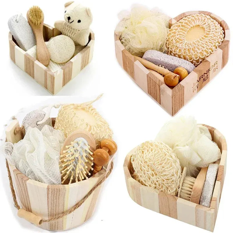 KissICON Spa Heart Shape Bathing Kit - Eco Friendly