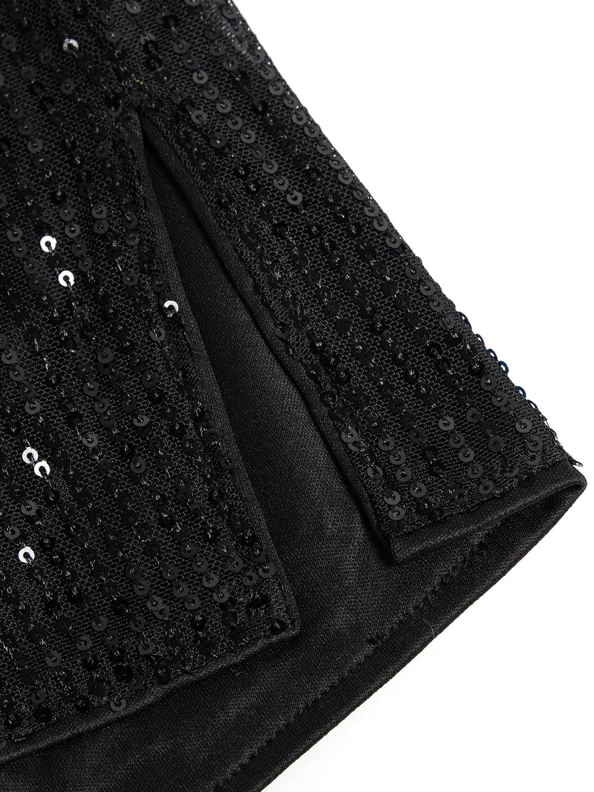 jkthpu-45 Sparkle All Season Plus Size Sequin Split Skirt