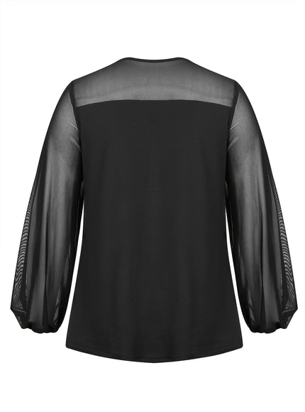 jkthpu-45 Sparkle Plus Size Valentine Heart Rhinestone Mesh Top