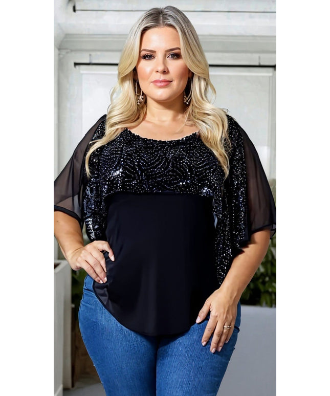 KissICON Sparkling Night Out Top