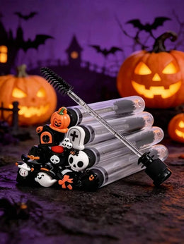 KissICON Spooky Halloween Themed Eyelash Spoolie Brushes Set