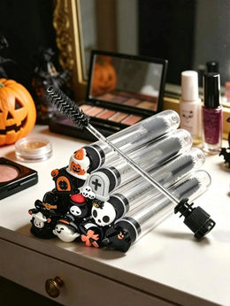 KissICON Spooky Halloween Themed Eyelash Spoolie Brushes Set
