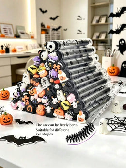 KissICON Spooky Halloween Themed Eyelash Spoolie Brushes Set