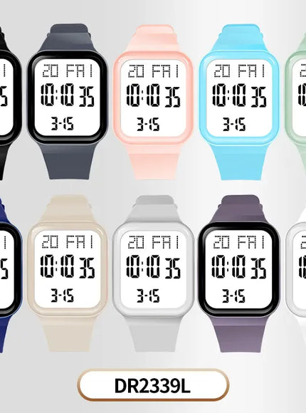 KissICON Sport Digital Watch For Men Women Waterproof Alarm