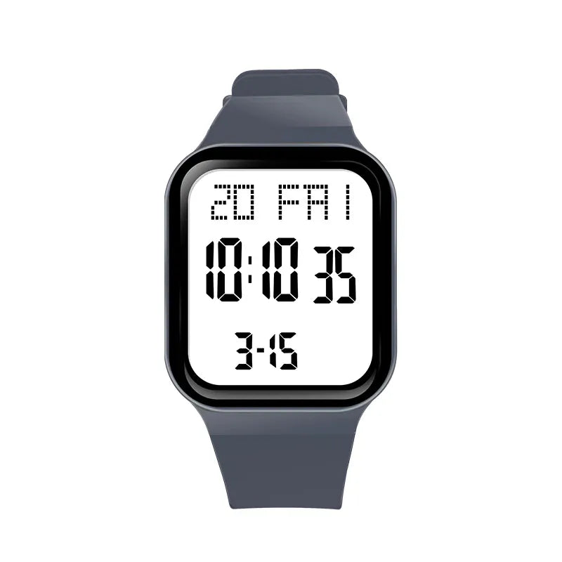KissICON Sport Digital Watch For Men Women Waterproof Alarm