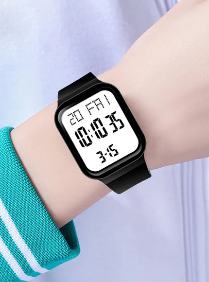 KissICON Sport Digital Watch For Men Women Waterproof Alarm
