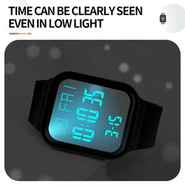 KissICON Sport Digital Watch For Men Women Waterproof Alarm