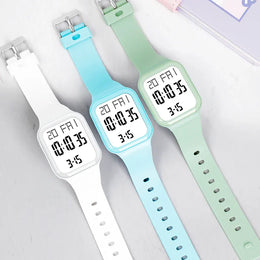 KissICON Sport Digital Watch For Men Women Waterproof Alarm