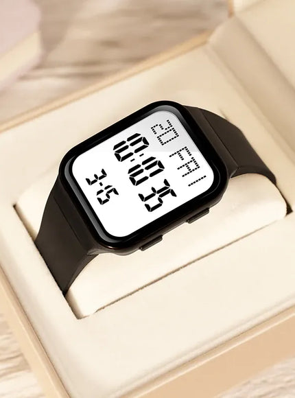 KissICON Sport Digital Watch For Men Women Waterproof Alarm